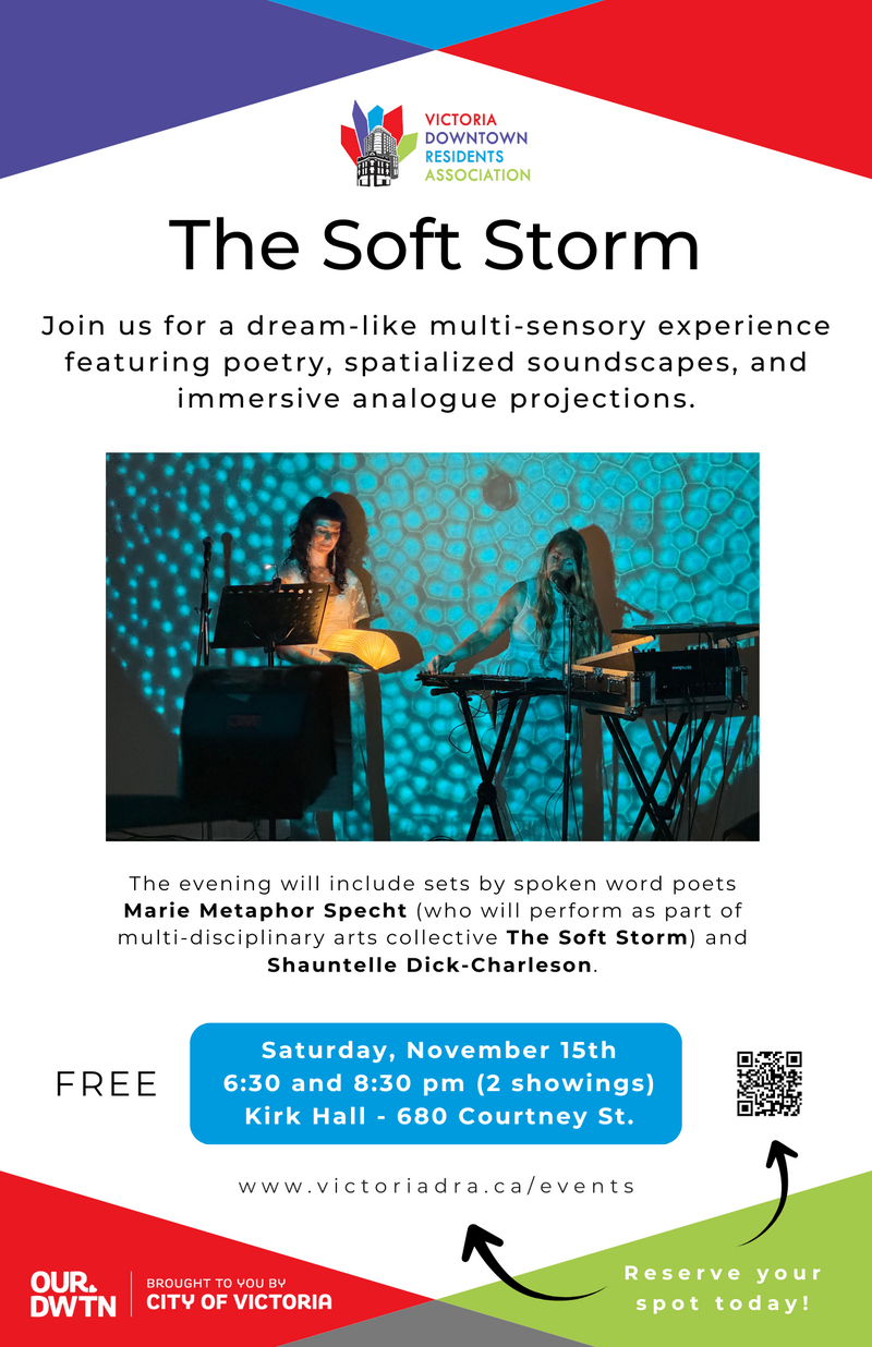 The Soft Storm - A Multi-Sensory Arts Experience - May 6th @ St. Andrews Presbyterian Church