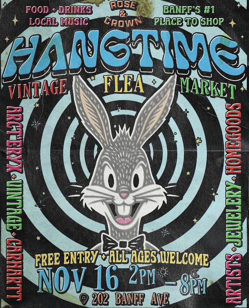 Hangtime Vintage Flea Market - May 15th @ The Rose and Crown (Banff)