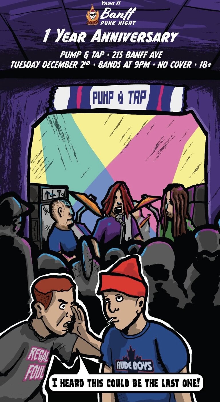 BANFF PUNK NIGHT 🎸 1 Year Anniversary - May 6th @ Pump and Tap