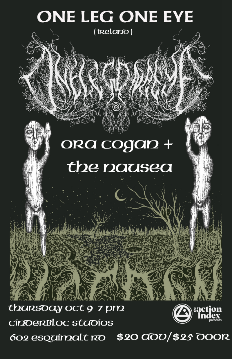 Ireland's One Leg One Eye - May 6th @ Cinderbloc Studios