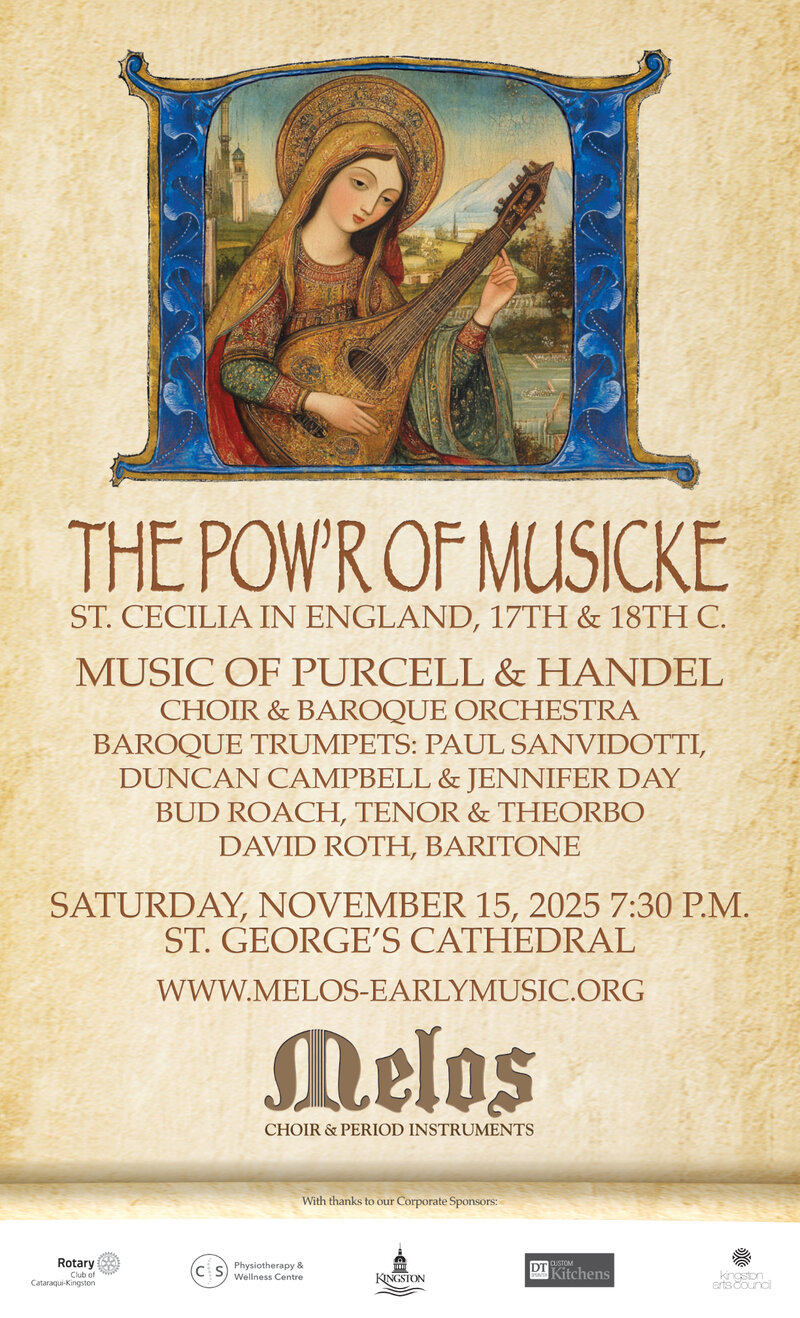 The Pow'r of Musicke - St. Cecilia in England, 17th & 18th c. - May 5th @ St. George&rsquo;s Cathedral