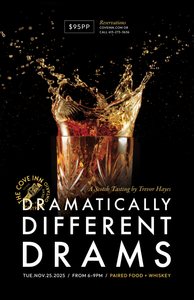 Dramatically Different Drams - May 29th @ The Cove Inn
