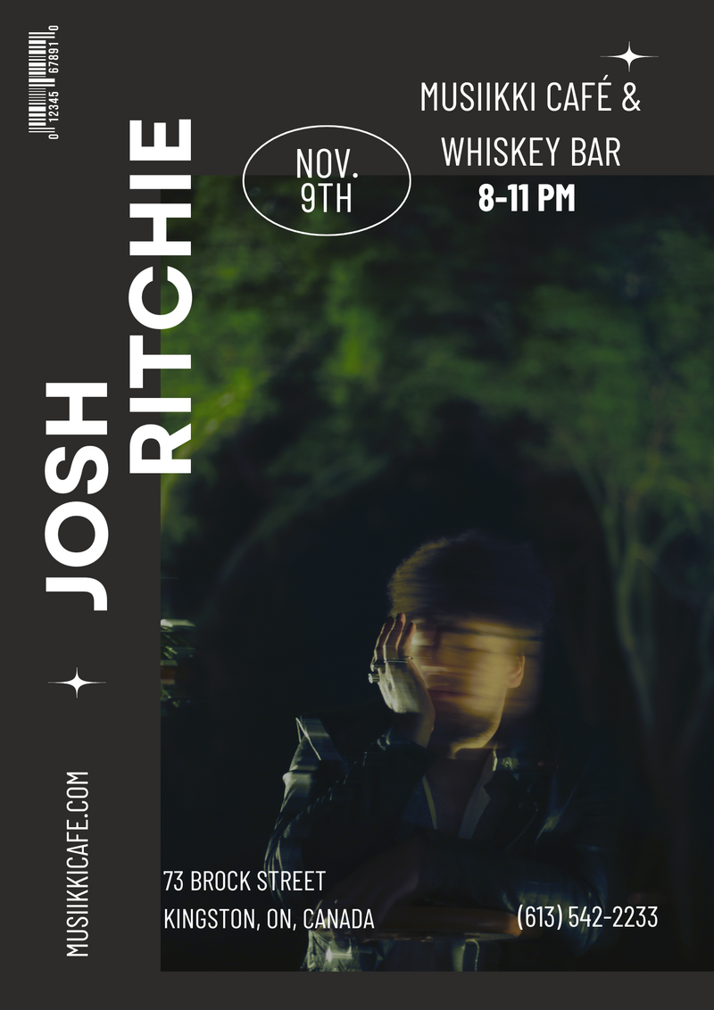 Josh Ritchie at Musiikki Cafe - Jun 6th @ Musiikki Caf&eacute; & Whiskey Bar