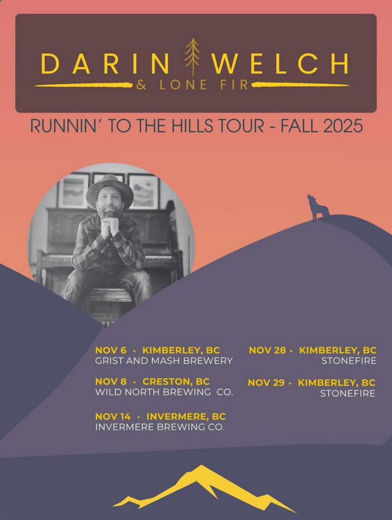 Darin Welch & Lone Fir LIVE on the Pine Box Stage @ Grist & Mash - Nov 06, 2025