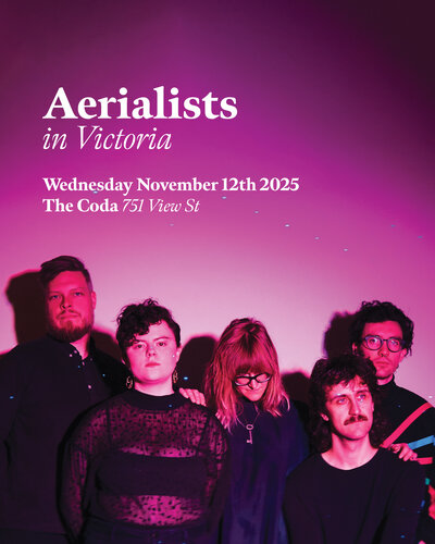 Neo-folk quintet Aerialists live at The Coda @ The Coda - Nov 12, 2025