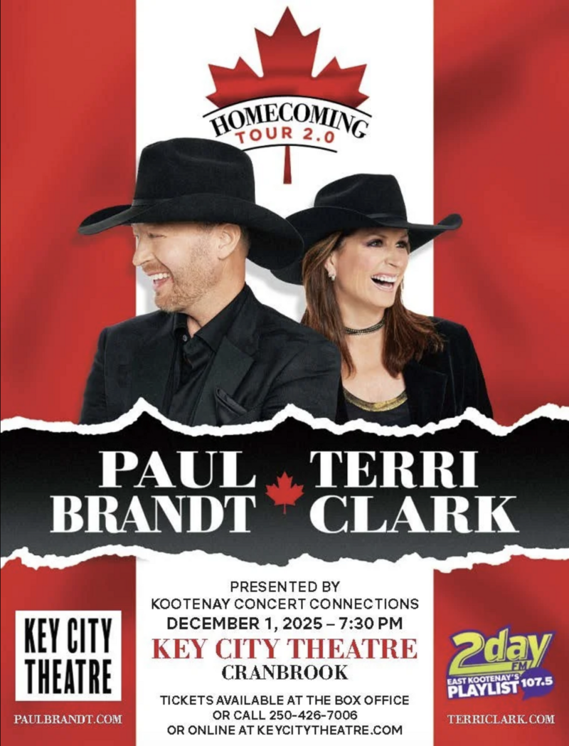 Paul Brandt & Terry Clark: Homecoming Tour 2.0 - May 12th @ Key City Theatre