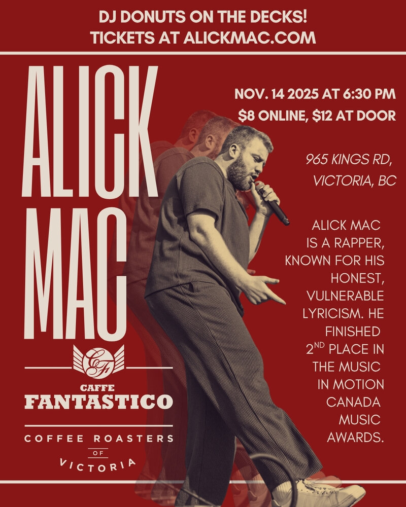 Alick Mac @ Caffe Fantastico - May 5th @ Caffe Fantastico