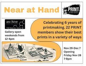 Near at Hand - Jul 24th @ arc.hive artist-run centre