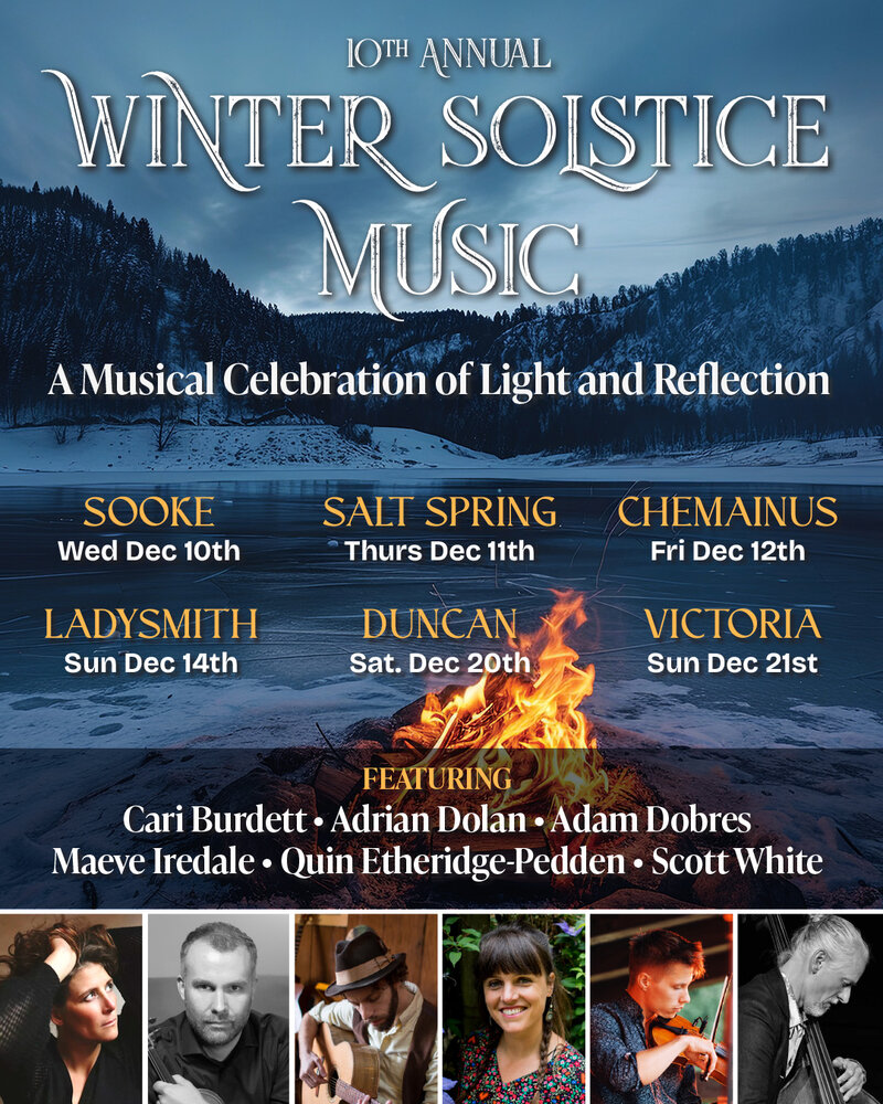 Winter Solstice Music 10th Anniversary Tour - May 8th @ James Bay United Church