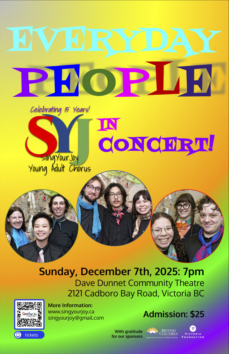 Everyday People - SingYourJoy in Concert! - May 6th @ Dave Dunnet Theatre