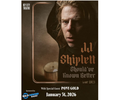 JJ Shiplett: Shoud've Known Better Tour - May 6th @ Key City Theatre