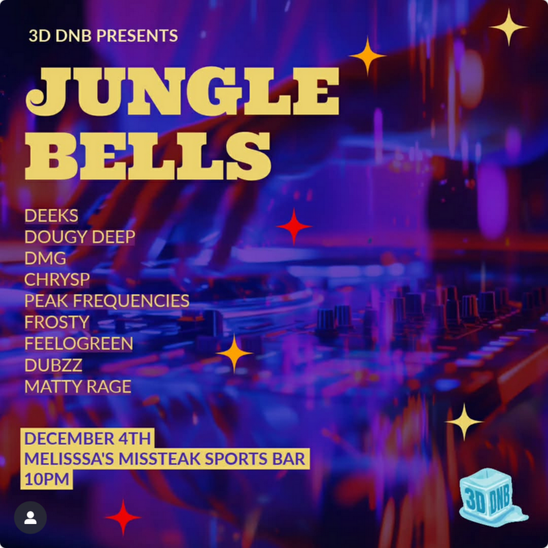 Jungle Bells - May 25th @ Melissa's Missteak