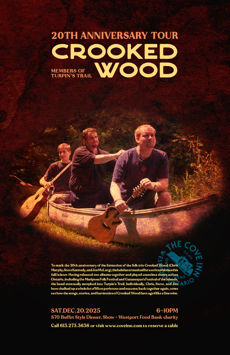 Crooked Wood @ The Cove Inn - Dec 20, 2025
