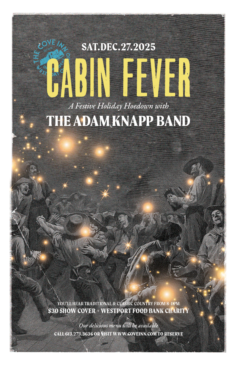 Cabin Fever Holiday Hoedown: The Adam Knapp Band @ The Cove Inn - Dec 27, 2025