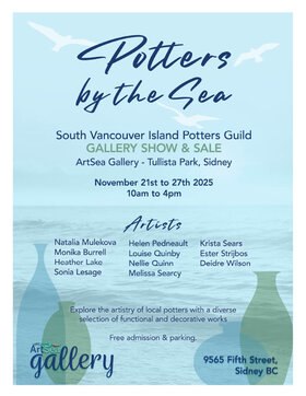 Potters by the Sea - Jul 24th @ 9565 fifth street (ArtSea Gallery)