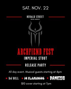 ARCHFIEND FEST - Imperial Stout Release Party - Jul 24th @ Herald Street Brew Works