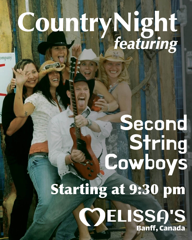 Country Night with Second String Cowboys - May 6th @ Melissa's Missteak