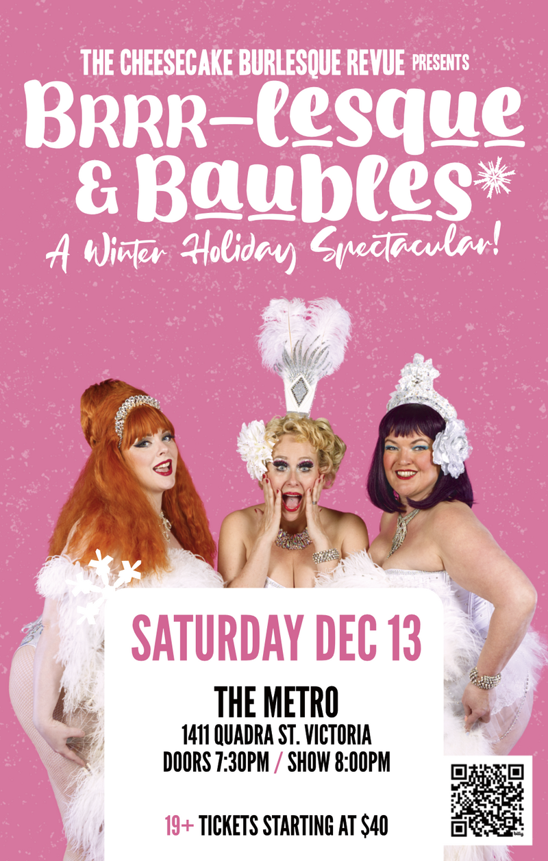 The Cheesecake Burlesque Revue presents: Brrr-lesque & Baubles! 🎄✨A Winter Holiday Spectacular!✨🎄 - May 26th @ Metro Studio
