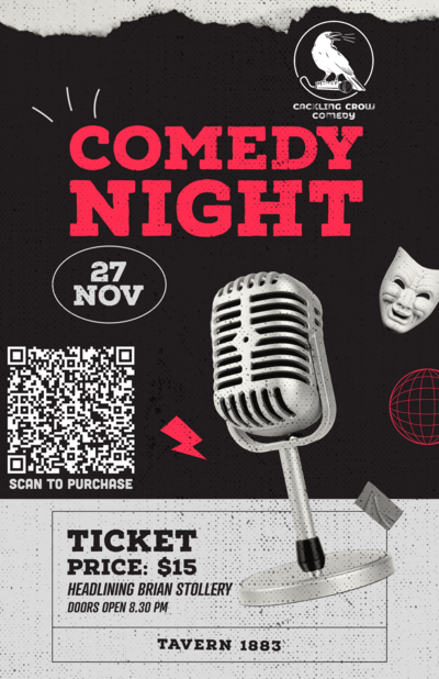 Comedy @ Tavern 1883: Brian Stollery @ Tavern 1883 - Nov 27, 2025