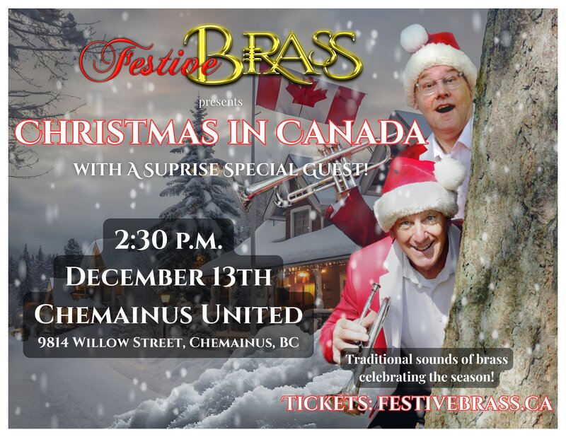 Festive Brass - Jun 4th @ Chemainus United, 9814 Willow Street