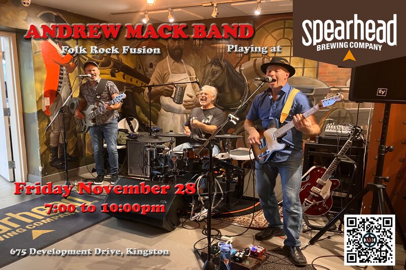 Andrew Mack Band Friday Night Rocks - May 5th @ Spearhead Brewery