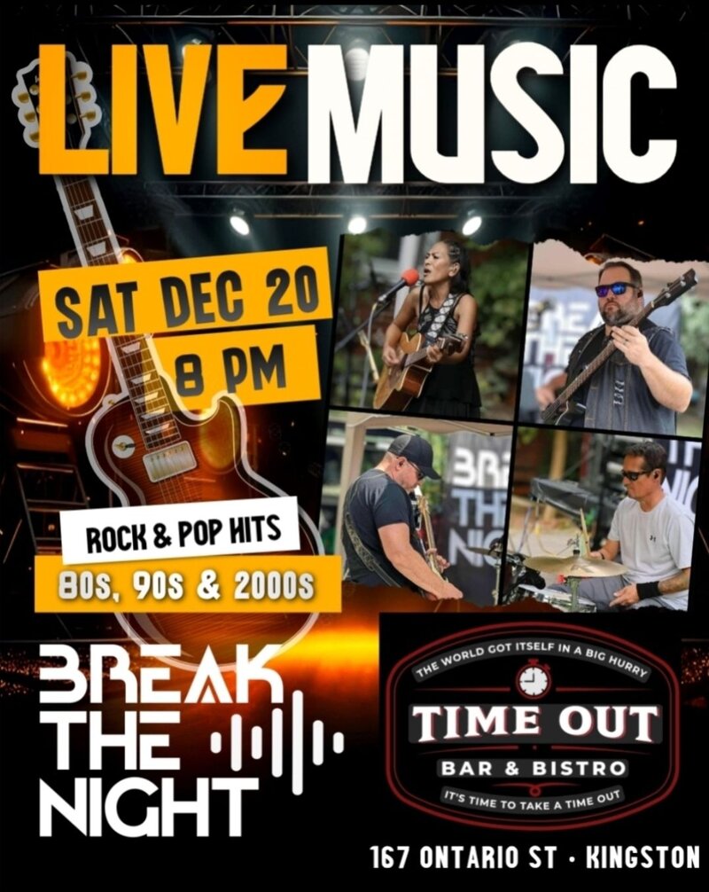 Break The Night - May 6th @ Time Out Bar & Bistro
