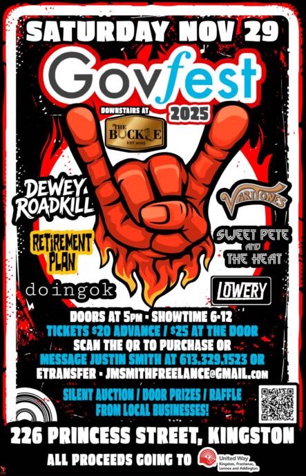 Govfest 2025: Dewy Roadkill, Retirement Plan, doingok , The Vartones, Sweet Pete & The Heat, LOWERY @ The Buckle - Nov 29, 2025