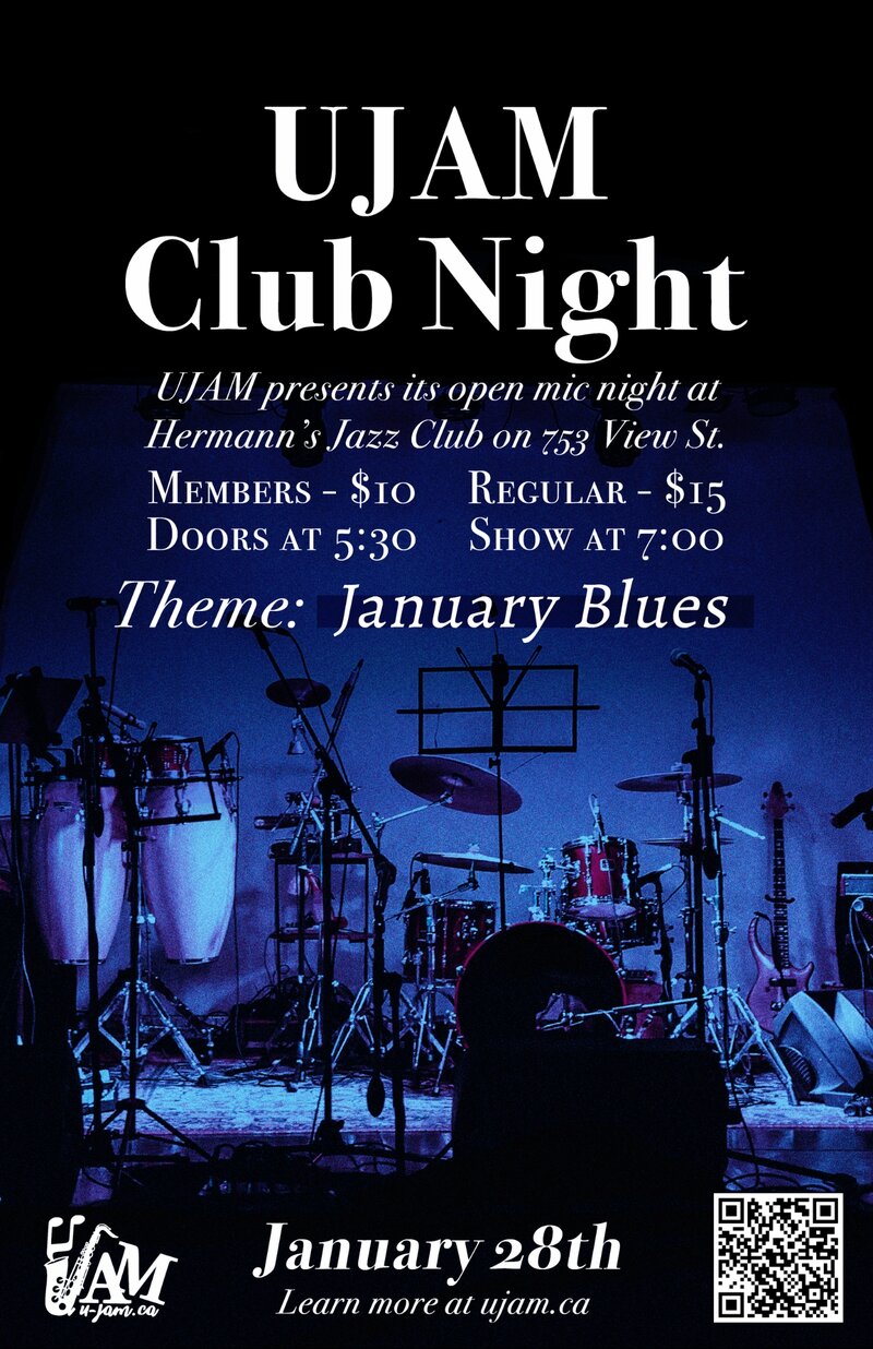UJAM Club Night | January Blues - May 8th @ Hermann's Jazz Club