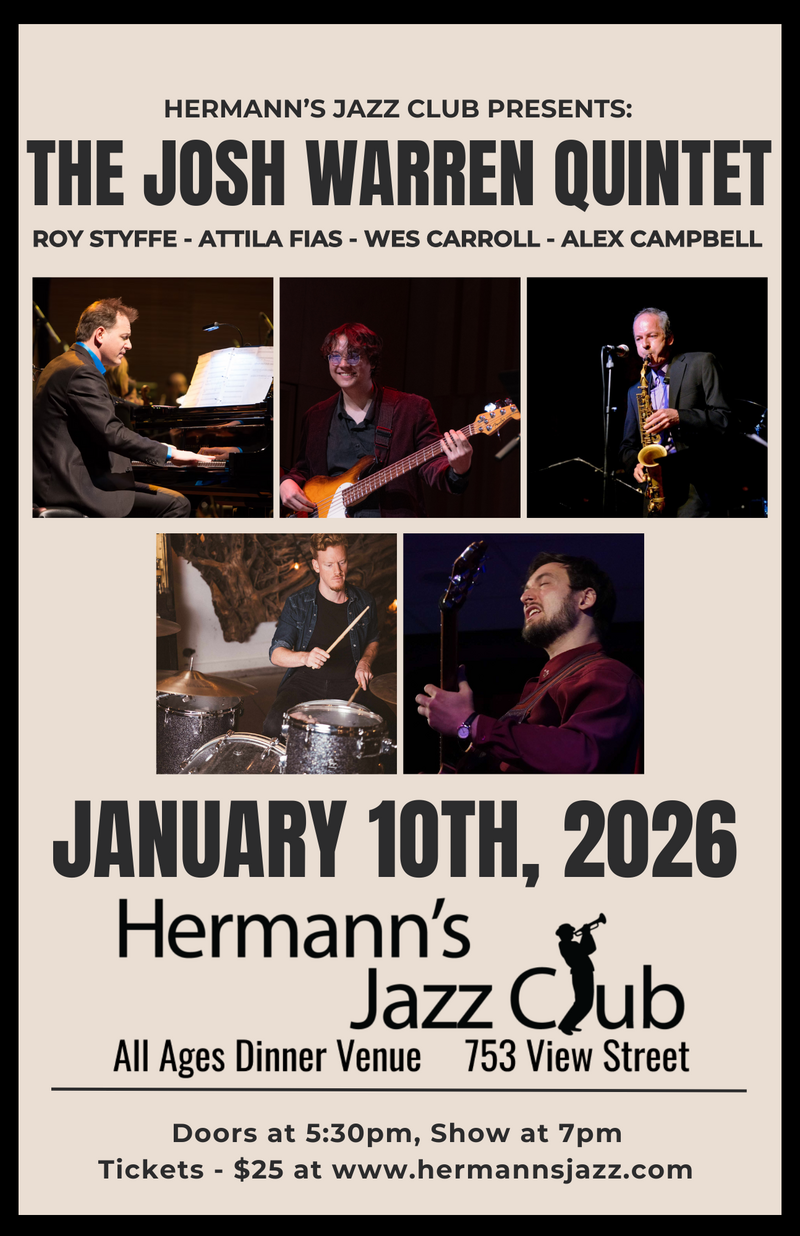 The Josh Warren Quintet - May 7th @ Hermann's Jazz Club