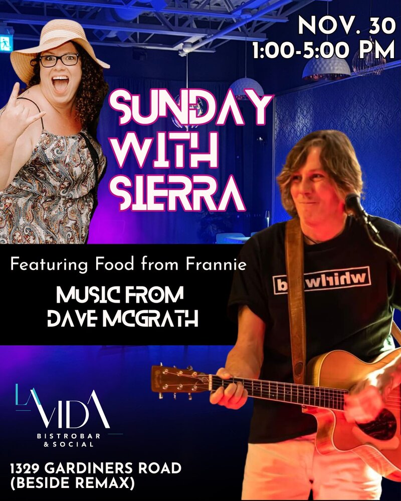 Live Music Sunday with Sierra - May 6th @ La Vida Bistrobar and Social