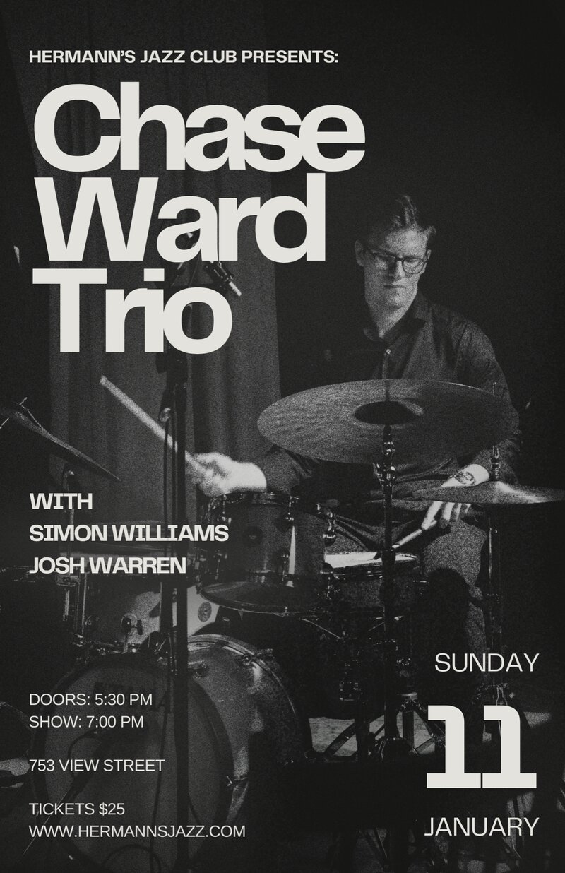 Chase Ward Trio - Jun 3rd @ Hermann's Jazz Club