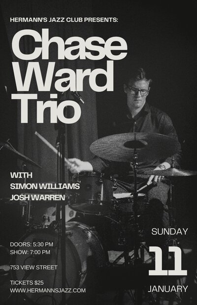 Chase Ward Trio - May 7th @ Hermann's Jazz Club