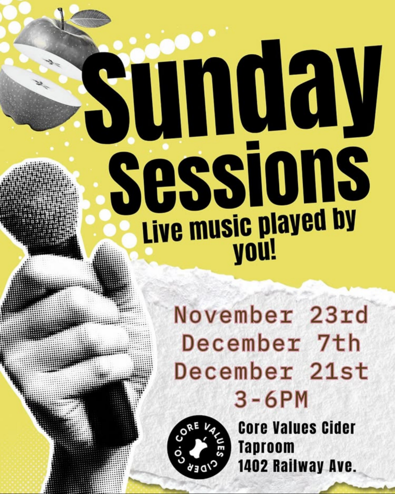 ⚡️SUNDAY SESSIONS ARE BACK BABY!⚡️ - May 6th @ Core Values Cider