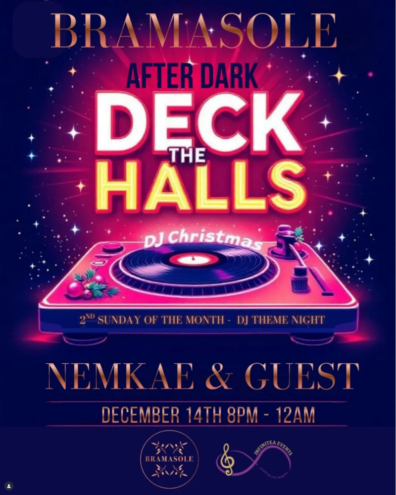 Bramasole After Dark: Deck The Halls - May 6th @ Bramasole Restaurant