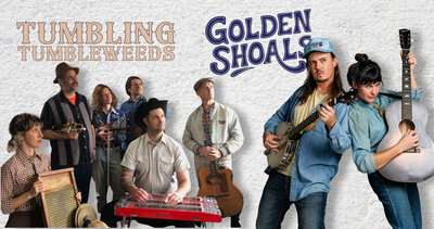 Golden Shoals + Tumbling Tumbleweeds - May 5th @ Mel Lehan Hall at the St. James Community Square