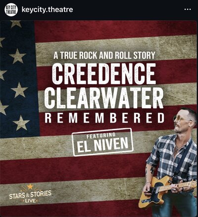 Creedence Clearwater Remembered - May 6th @ Key City Theatre
