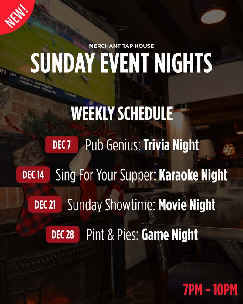 Trivia Night @ The Merchant Tap House - Dec 07, 2025