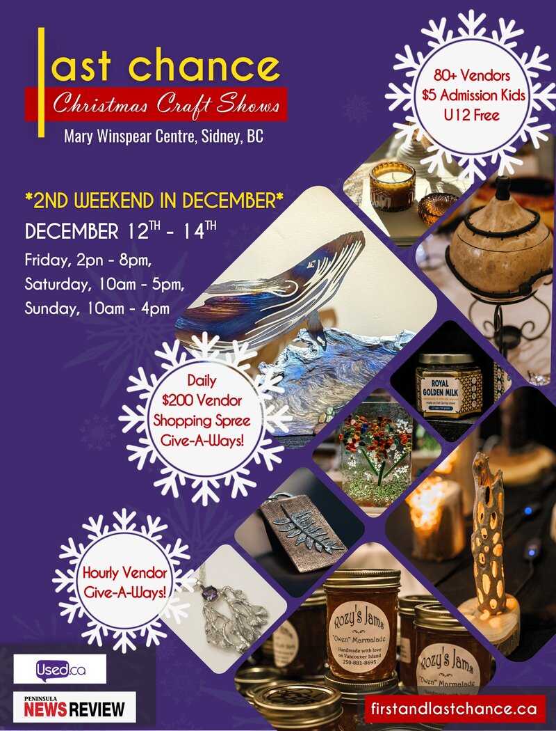 Last Chance Christmas Craft Fair - May 6th @ Mary Winspear Centre