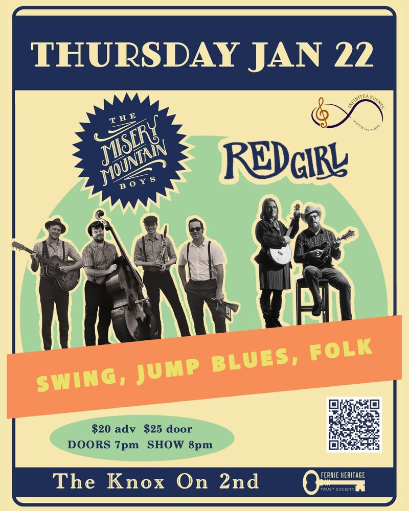MISERY MOUNTAIN BOYS & REDGIRL @ THE KNOX ON 2ND - May 6th @ Knox on 2nd
