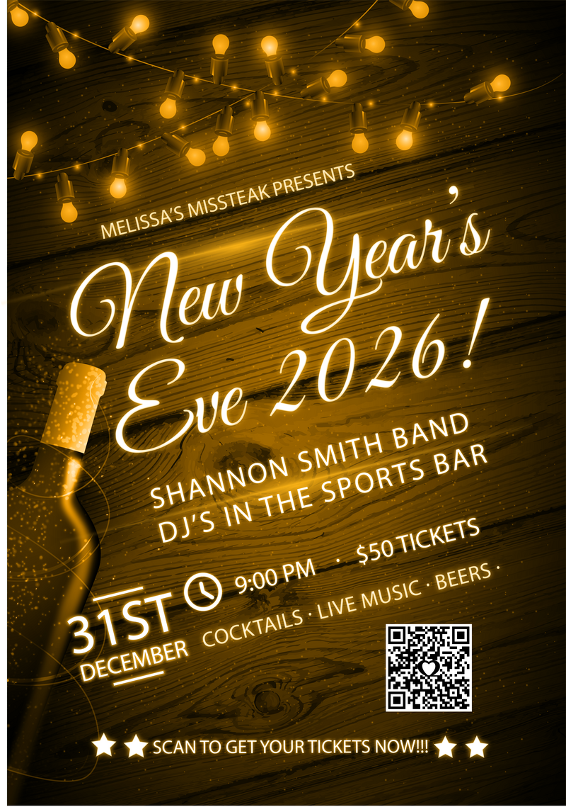 New Years on Banff Ave 2026 - Jun 9th @ Melissa's Missteak