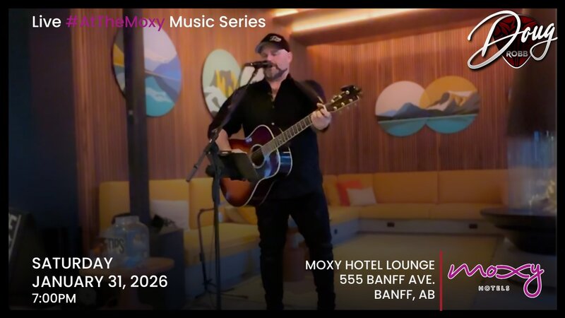 #LiveAtTheMoxy presents: Doug Robb - May 25th @ Moxy Hotel