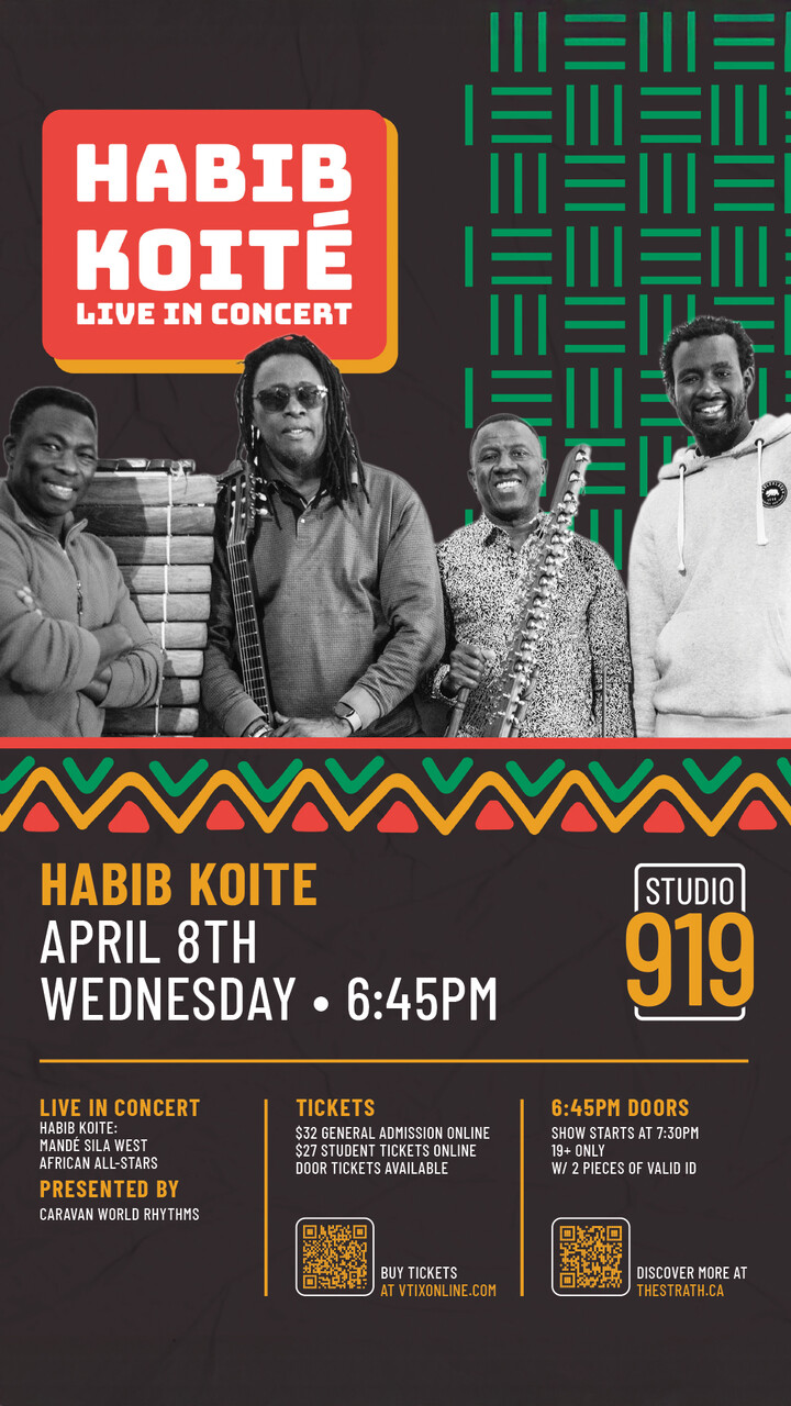 Habib Koite - May 6th @ Studio 919