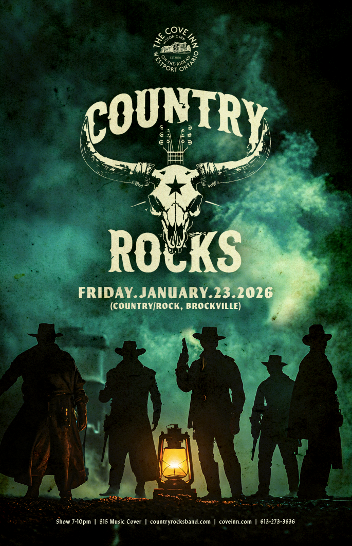 Country Rocks @ The Cove Inn Jan 23 2026 - Jun 4th @ The Cove Inn