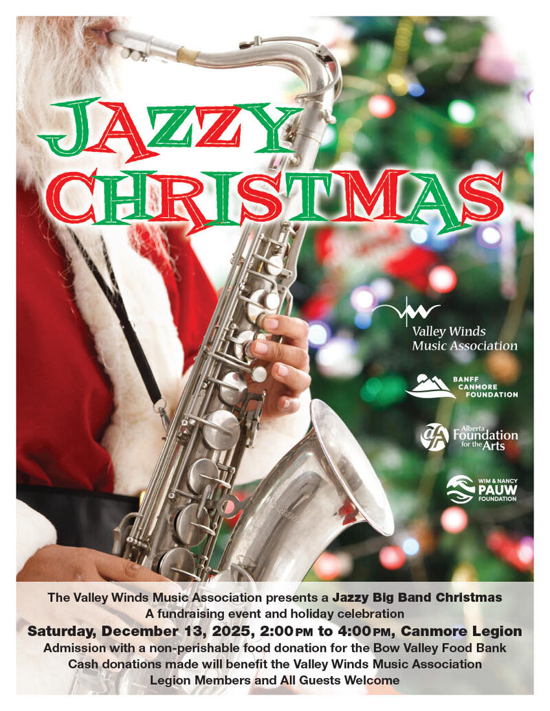 Jazzy Christmas - May 12th @ Canmore Legion