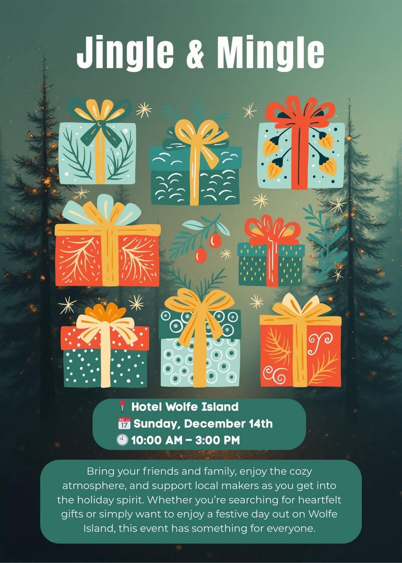 Jingle & Mingle Holiday Market @ Hotel Wolfe Island - Dec 14, 2025