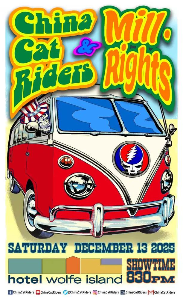 China Cat Riders/ The Mill Rights @ Hotel Wolfe Island - Dec 13, 2025