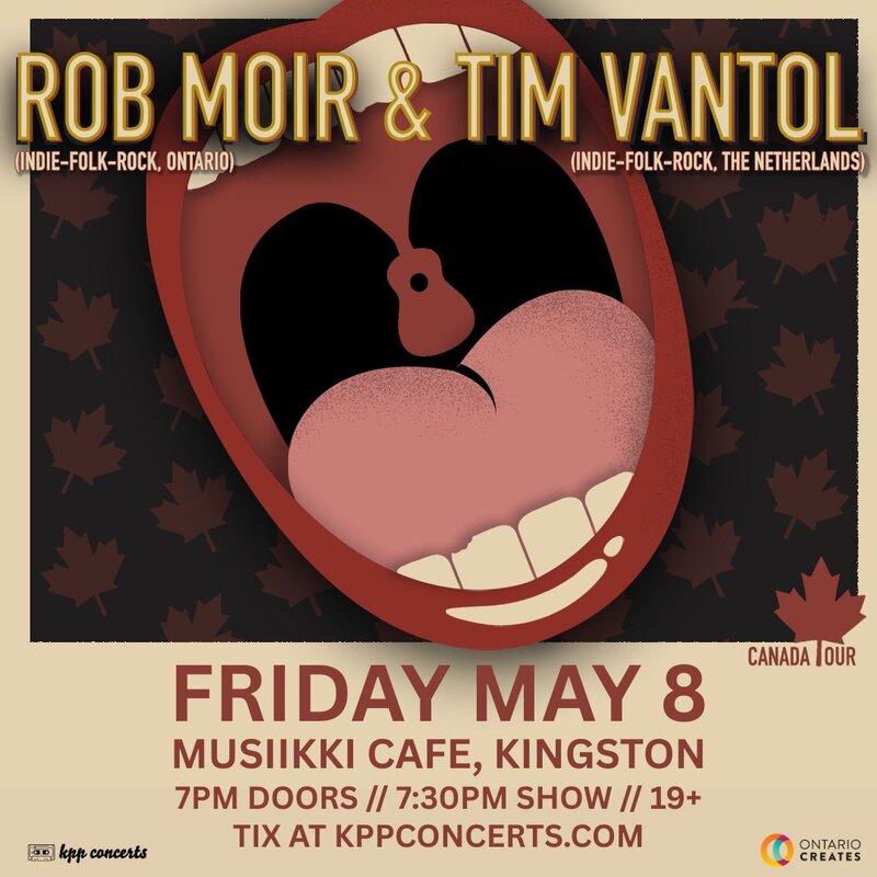 Rob Moir, Tim Vantol @ Musiikki Caf&eacute; & Whiskey Bar May 8 2026 - May 7th @ Musiikki Caf&eacute; & Whiskey Bar