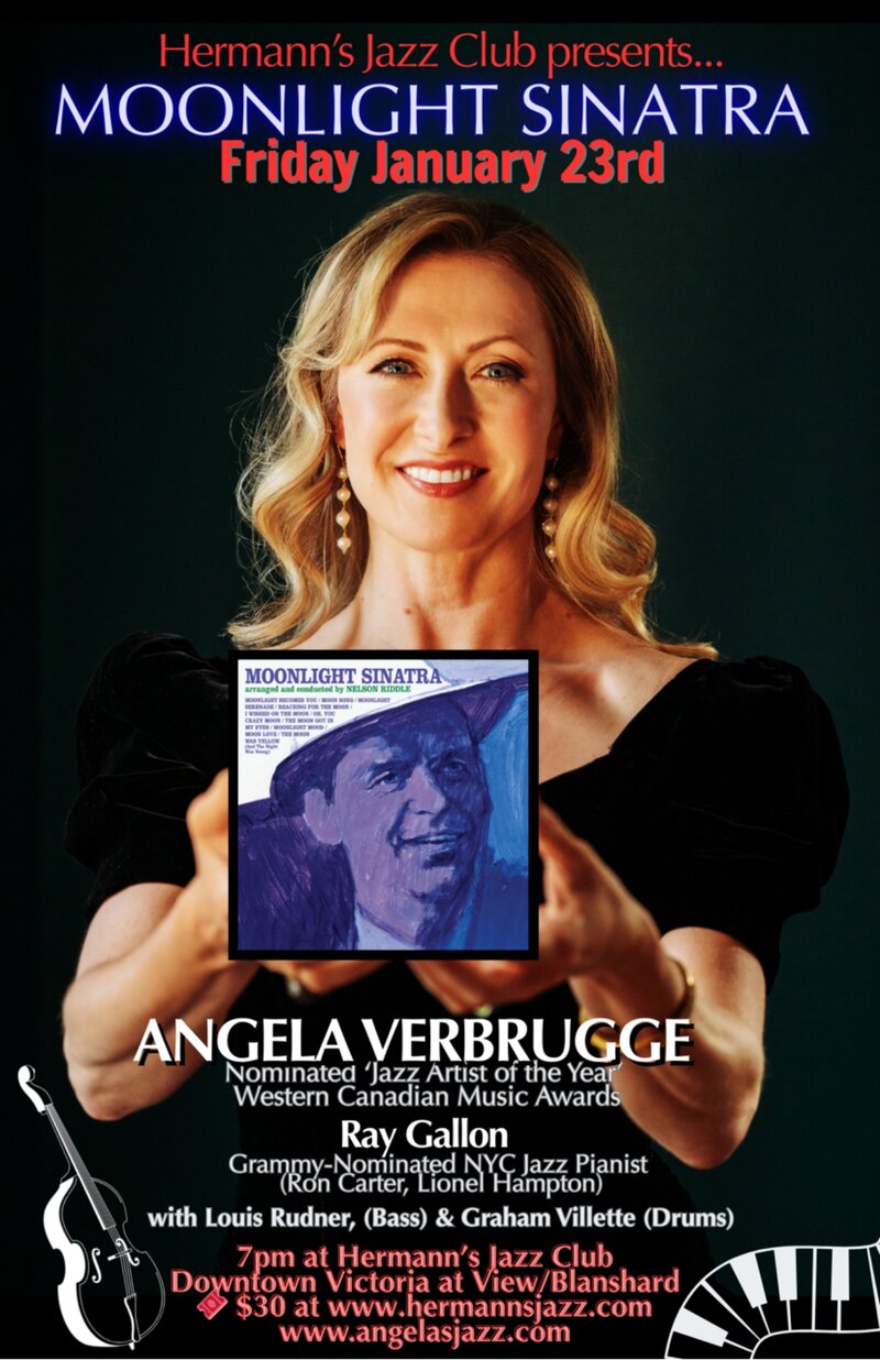 Moonlight Sinatra | Angela Verbrugge - May 7th @ Hermann's Jazz Club