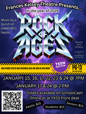 Rock of Ages: Teen Edition - Jun 13th @ Frances Kelsey Secondary School Theatre