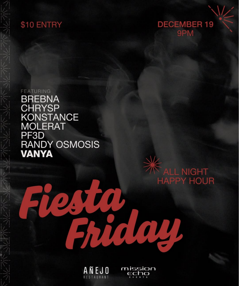 Fiesta Friday - May 15th @ Anejo Restaurant